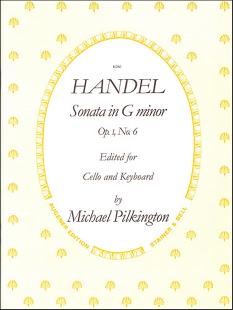 Sonata In G Minor, Op 1, No 6